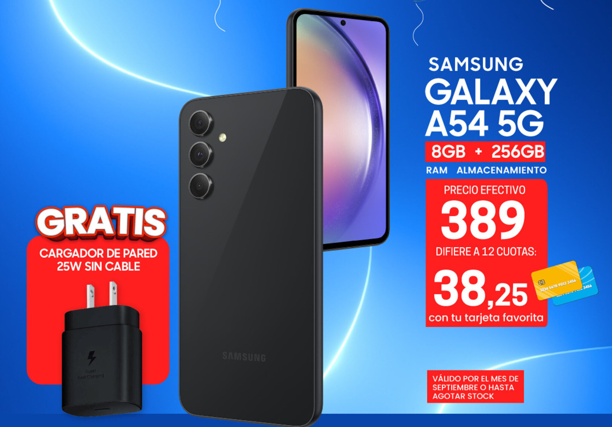 Novicompu SAMSUNG GALAXY A54 5G 8GB + 256GB oferta