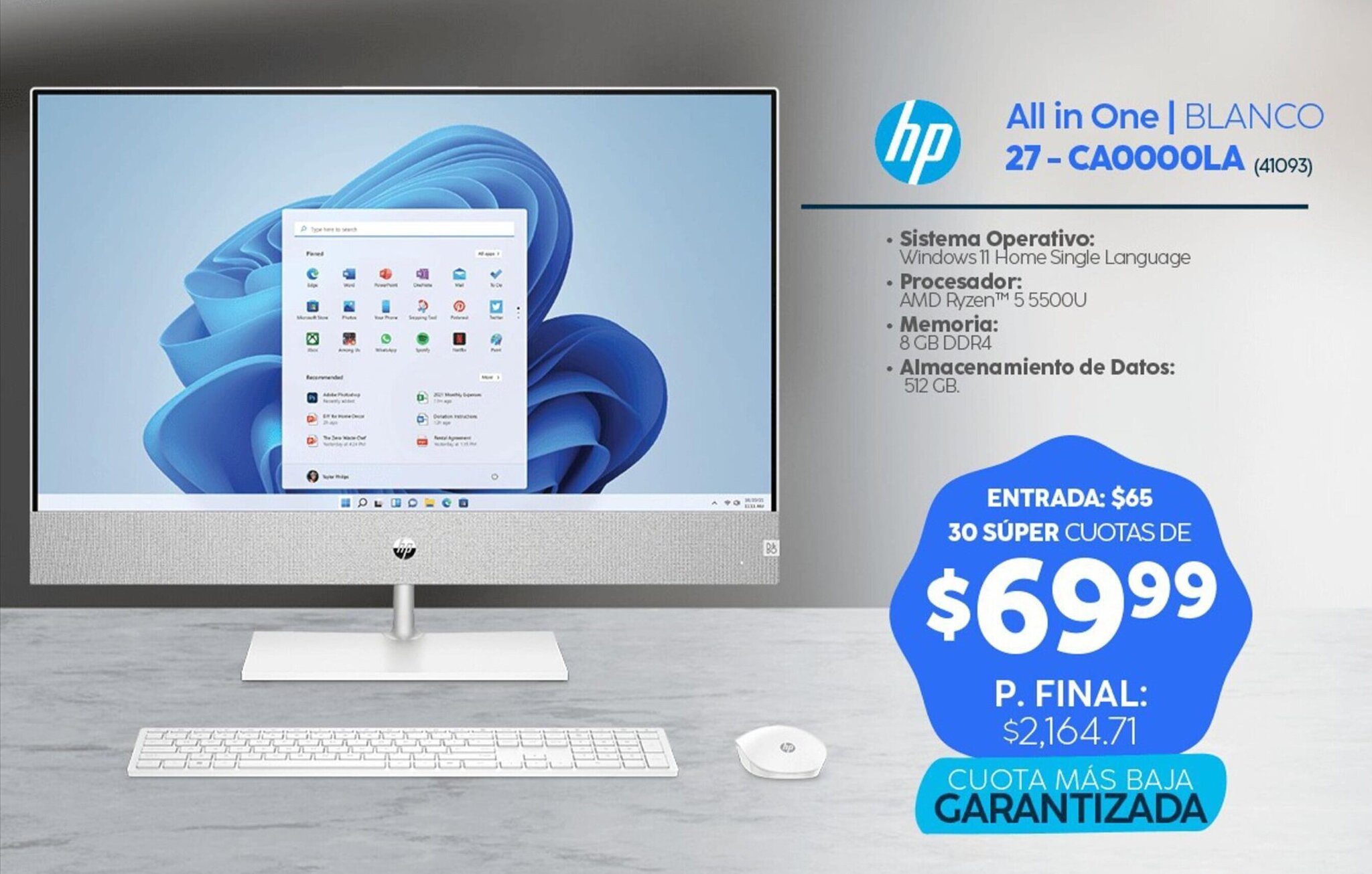 Marcimex hp All in One | BLANCO 27- CAOOOOLA (41093) oferta