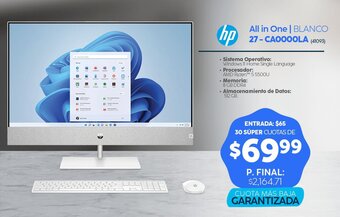 Marcimex hp All in One | BLANCO 27- CAOOOOLA (41093) oferta