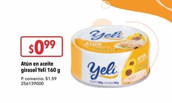 Tia Atún en aceite girasol yeli 160g oferta