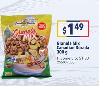 Tia Granola mix canadian dorada 300g oferta