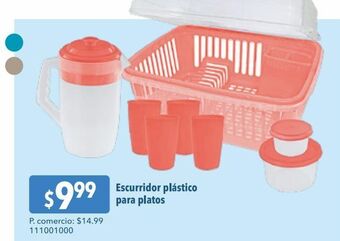 Tia Escurridor plastico p/platos c/accesorios plapasa ref 3052 oferta