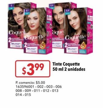 Tia Tinte coquette 50ml 2 unidades oferta