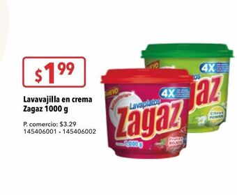Tia Lavavajilla en crema zagaz 1000g oferta