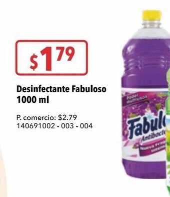 Tia Desinfectante fabuloso 1000 ml lavanda oferta