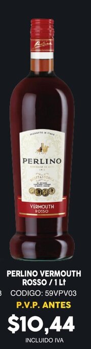 Coral Hipermercados PERLINO VERMOUTH ROSSO / 1 Lt oferta