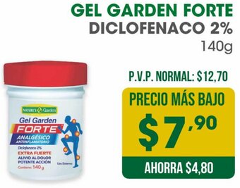 Farmacias SanaSana GEL GARDEN FORTE DICLOFENACO 140g oferta