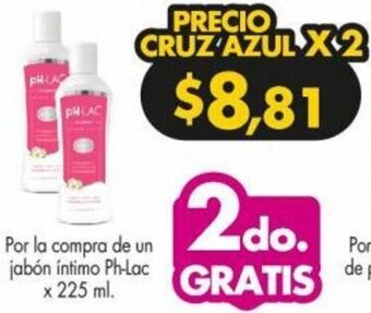 Farmacias Cruz Azul Ph-Lac x 225ml oferta