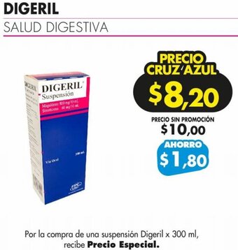 Farmacias Cruz Azul Digeril x 300 ml oferta