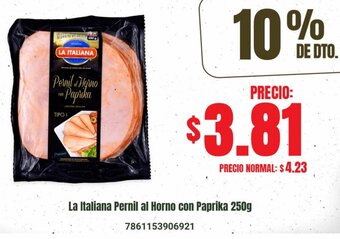 Supermaxi La Italiana Pernil al Horno con Paprika 250g oferta