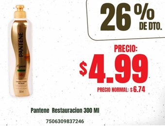 Supermaxi Pantene Restauracion 300 ML oferta