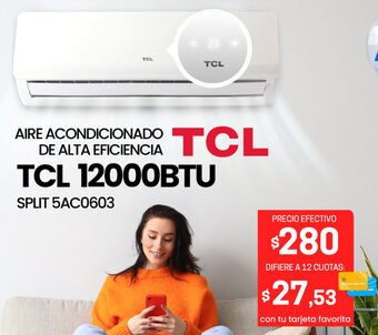 Novicompu TCL AIRE ACONDICIONADO DE ALTA EFICIENCIA oferta