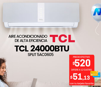 Novicompu TCL AIRE ACONDICIONADO DE ALTA EFICIENCIA oferta
