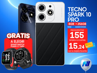 Novicompu TECNO SPARK 10 PRO 8GB + 256GB oferta