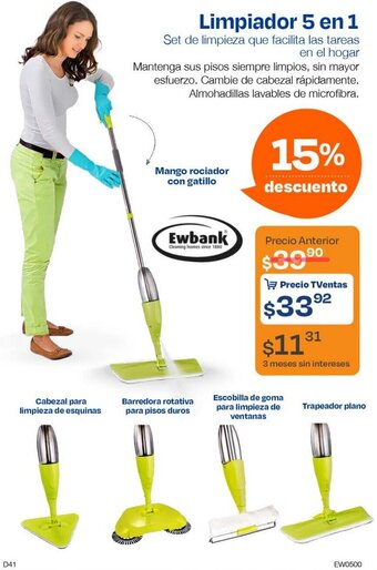 TVentas Limpiador 5 en 1 oferta