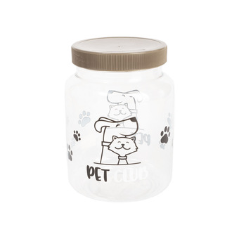 Akí Pomo para comida pet club café casa pica 1 litro 15 x 10,5 cm oferta