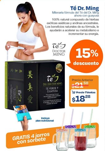TVentas Té Dr. Ming oferta