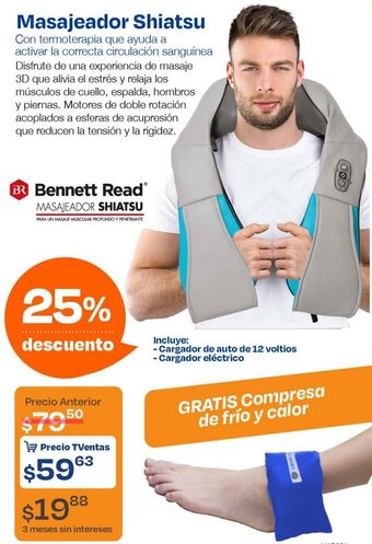 TVentas Bennett Read Masajeador Shiatsu oferta