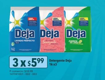 Tia Detergente deja 1kg x 3 oferta