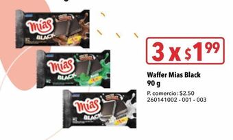 Tia Wafer mías black 90g x 3 oferta