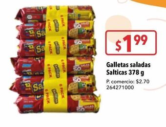 Tia Galletas saladas salticas 378g oferta