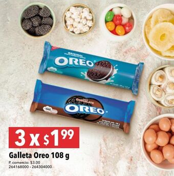 Tia Galletas oreo 108g x 3 oferta