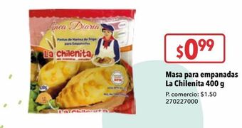 Tia Masa para empanadas la chilenita 400g oferta