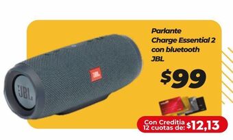Tia Parlante charge essential 2 con bluetooh jbl oferta