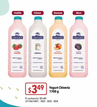 Tia Yogurt chiveria 1700g oferta