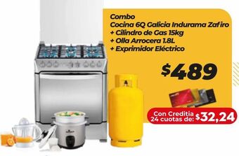 Tia Combo cocina 6q galicia indurama zafiro oferta