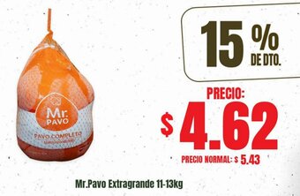 Supermaxi Mr. Pavo Extragrande 11-13kg oferta