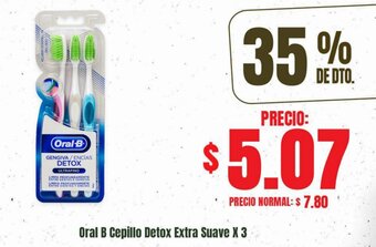Supermaxi Oral B Cepillo Detox Extra Suave X3 oferta