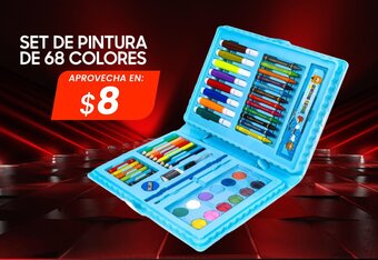 Novicompu SET DE PINTURA DE 68 COLORES oferta