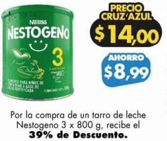 Farmacias Cruz Azul Nestogeno 3 x 800 g oferta