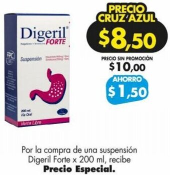 Farmacias Cruz Azul Digeril Forte x 200 ml oferta