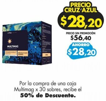 Farmacias Cruz Azul Multimag x 30 sobres oferta