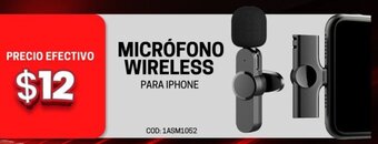 Novicompu MICRÓFONO WIRELESS PARA IPHONE oferta