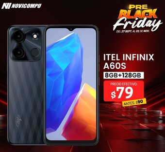 Novicompu ITEL INFINIX A60S 8GB+128GB oferta
