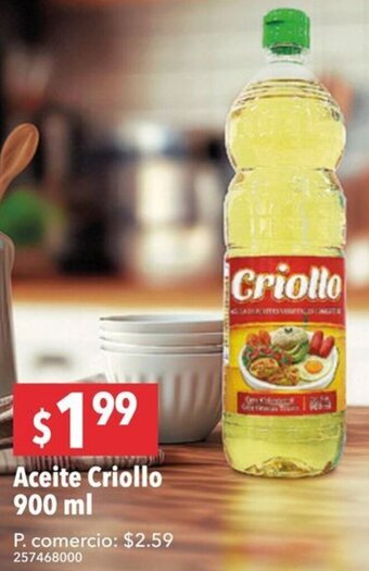 Tia Aceite Criollo 900 ml oferta