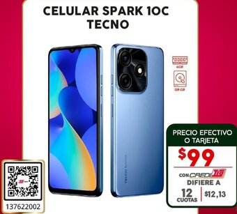 Tia CELULAR SPARK 10C TECNO oferta