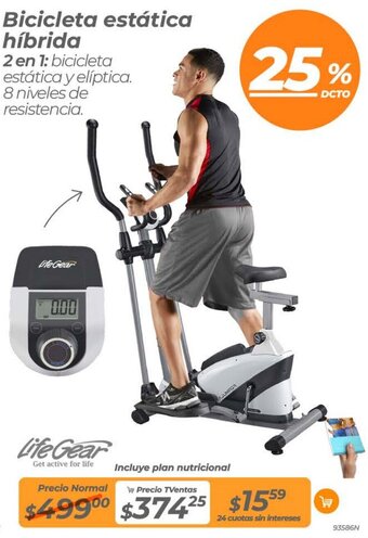 TVentas Bicicleta estática híbrida 2 en 1 oferta