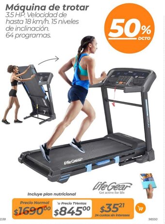 TVentas Máquina de trotar 3.5 HP oferta