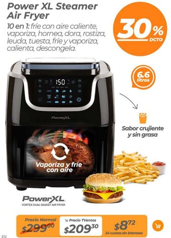 TVentas Power XL Steamer Air Fryer oferta