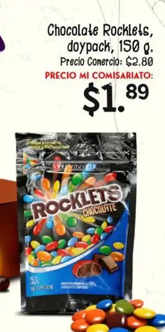 Mi Comisariato Chocolate Rocklets, doypack, 150 g. oferta