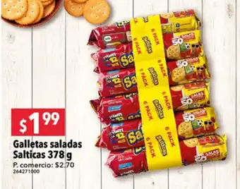 Tia Galletas saladas Salticas 378 g oferta