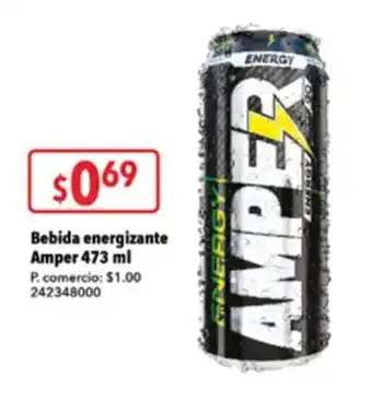 Tia Bebida energizante Amper 473 ml oferta