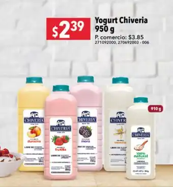 Tia Yogurt Chiveria 950 g oferta