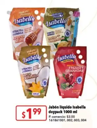 Tia Jabón líquido Isabella doypack 1000 ml oferta