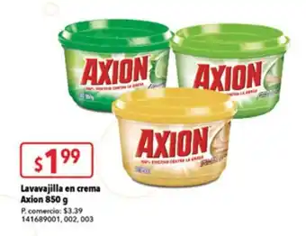 Tia Lavavajilla en crema Axion 850 g oferta