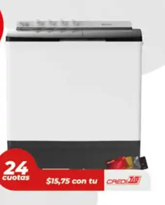 Tia Lavadora doble tina semiautomática 15 kg Innova oferta